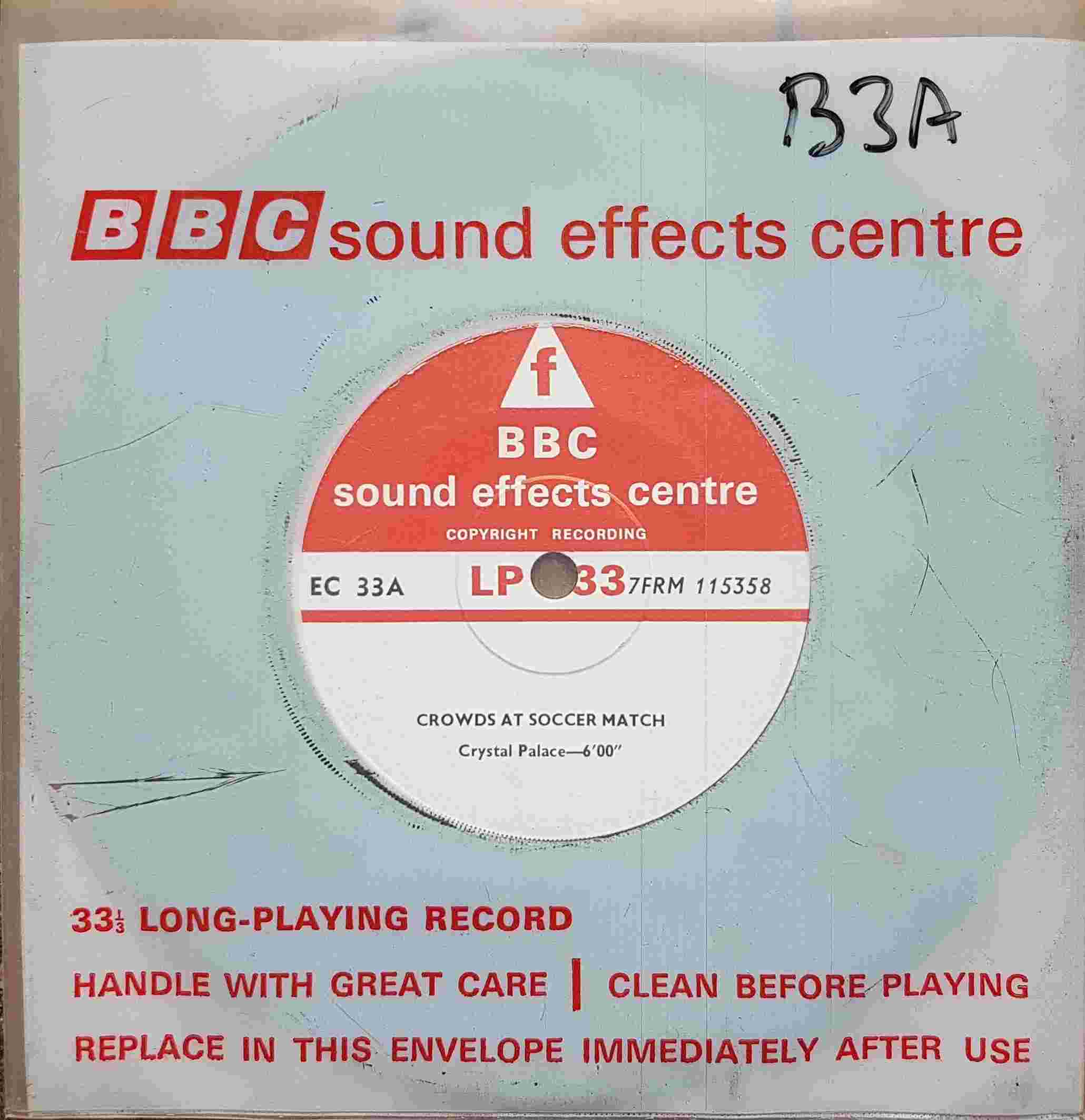 Picture of EC 33A Crowds by artist Not registered from the BBC records and Tapes library